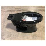 Glacier Bay Super Clean Elongated toilet bowl only in black with 12 in. rough-in Customer Return See All Pictures
