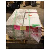 Lot of 24 Boxes of Daltile Restore Satin White 10 in. x 11 in. Glazed Ceramic Penny Round Mosaic Wall Tile (8.3 sq. ft./Case) Customer Returns See all Pictures