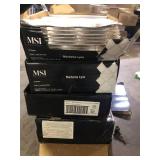 Lot of 4 Cases of MSI Marbella Lynx 12 in. x 12 in. Polished Marble Mesh-Mounted Mosaic Floor and Wall Tile (10 sq. ft./Case) Customer Returns See all Pictures