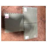 Lot of 3 Norsk Dark Green 24 in. x 24 in. x 0.47 in. Foam Interlocking Floor Mat (6-Pack) Customer Returns See Pictures