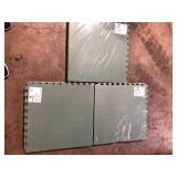 Lot of 3 Norsk Dark Green 24 in. x 24 in. x 0.47 in. Foam Interlocking Floor Mat (6-Pack) Customer Returns See Pictures
