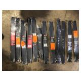 Various Lot of Mulching Blade for Many MTD, Cub Cadet, Troy-Bilt and Craftsman Mowers Replaces OEM 742-0741,942-0741 Customer Returns See pictures