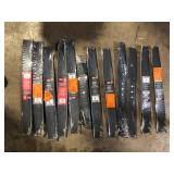 Various Lot of Mulching Blade for Many MTD, Cub Cadet, Troy-Bilt and Craftsman Mowers Replaces OEM 742-0741,942-0741 Customer Returns See pictures
