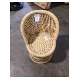 Storied Home Off-White Bamboo and Woven Rope Tropical Children