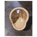 Storied Home Off-White Bamboo and Woven Rope Tropical Children