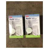 Lot of 2 Oatey Mystic 2 in. x 3 in. White Rainwater Collection System Customer Returns See Pictures