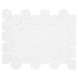 Lot of 24 Boxes of Daltile Restore Satin White 10 in. x 11 in. Glazed Ceramic Penny Round Mosaic Wall Tile (8.3 sq. ft./Case) Customer Returns See all Pictures