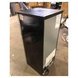 Magic Chef 18.5 in. W, 4.5 cu. ft. 2-Door Mini Refrigerator, with Freezer in Platinum Steel Customer Return See all Pictures