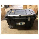 DEWALT Tough Chest 38 in. W 63 Gal. Polypropylene Rolling Tool Box Customer Return Review all pictures