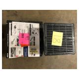 Lot of 2 RELN 13 in. x 5 in. Square Low Profile Drainage Plastic Catch Customer Return Review all pictures