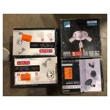 Lot of 4 Delta Shower Head Kits Customer Returns Review all pictures