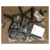 HODEDAH Small Black Fabric Task Chair with Swivel Seat 650 Customer Return Review all pictures