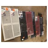 Various Lot of Builders Edge Shutters Various colors Customer Returns Review all pictures
