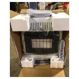 Mr. Heater 20,000 BTU Vent Free Radiant Natural Gas or Propane Dual Fuel Space Heater Customer Return Review all pictures