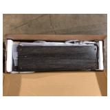 RiverRidge Home Woodbury Weathered Woodgrain Entryway Wall Coat Rack Storage with Hooks and Open Cubby Shelves for Hallway Customer Return Review all pictures