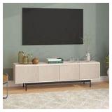 Whitman 70 in. Alder White TV Stand Fits TV