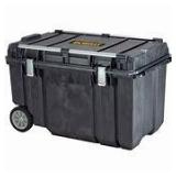 DEWALT Tough Chest 38 in. W 63 Gal. Polypropylene Rolling Tool Box Customer Return Review all pictures