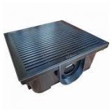 Lot of 2 RELN 13 in. x 5 in. Square Low Profile Drainage Plastic Catch Customer Return Review all pictures