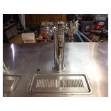Beverage Air 6 Keg Cooler with 6 Tappers