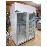 Norlake Double Glass Door Cooler