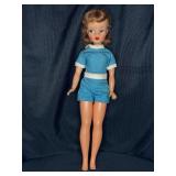 VINTAGE IDEAL TAMMY DOLL WITH ROMPER OUTFIT