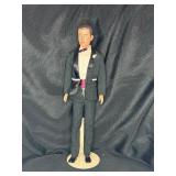 VINTAGE BRUNETTE KEN DOLL WITH MOLDED HAIR WEARING SUIT