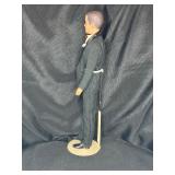 VINTAGE BRUNETTE KEN DOLL WITH MOLDED HAIR WEARING SUIT