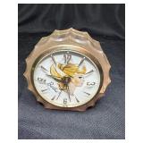 VINTAGE BARBIE WESTERN GERMANY WINDUP ALARM CLOCK