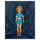 VINTAGE TAMMY DOLL WITH ORIGINAL BLUE ROMPER OUTFIT
