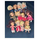 LARGE LOT OF LITTLE KIDDLES DOLLS