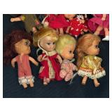 LARGE LOT OF LITTLE KIDDLES DOLLS
