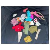 LOT OF DOLL CLOTHING WITH KEN SHIRT