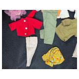 LOT OF DOLL CLOTHING WITH KEN SHIRT