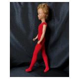 VINTAGE TAMMY DOLL WEARING RED OUTFIT