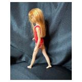 VINTAGE STRAWBERRY BLONDE SKOOTER DOLL WITH SWIMSUIT