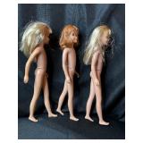 LOT OF 3 SKIPPER DOLLS - NO CLOTHES