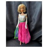 VINTAGE 1958 BARBIE WITH DRESS - BENDABLE LEGS
