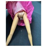 VINTAGE 1958 BARBIE WITH DRESS - BENDABLE LEGS