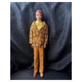 VINTAGE ALLAN DOLL WITH OUTFIT - MOLDED HAIR