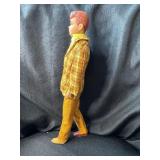 VINTAGE ALLAN DOLL WITH OUTFIT - MOLDED HAIR