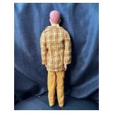 VINTAGE ALLAN DOLL WITH OUTFIT - MOLDED HAIR