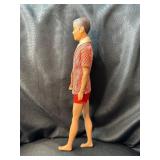 VINTAGE MOLDED HAIR KEN DOLL WITH SWIM OUTFIT