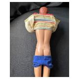 VINTAGE MOLDED HAIR ALLAN DOLL WITH SWIM OUTFIT