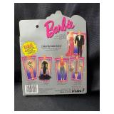 LOT OF TWO BARBIE FIGURE KEYCHAINS IN PACKAGE
