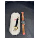 LOT OF 2 BARBIE WATCHES