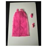 BARBIE DREAMY PINK NIGHTGOWN AND SLIPPERS