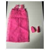 BARBIE DREAMY PINK NIGHTGOWN AND SLIPPERS