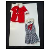 SKIPPER RED VELVET JACKET AND DRESS