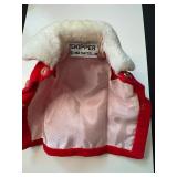 SKIPPER RED VELVET JACKET AND DRESS