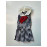 SKIPPER RED VELVET JACKET AND DRESS